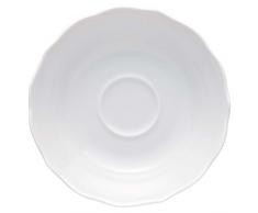 Hutschenreuther Maria Theresia Soucoupe Café Miroir, Porcelaine, Blanc, Passe au Lave-vaisselle, à 1