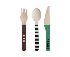 CakewalkÂ® (fÃªte) 7131Â assortis Tailgate Couverts, Multicolore