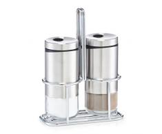 Zeller 19631 Ensemble salière et poivrière Transparent