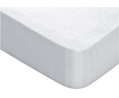Dcasa On-line ProtÃ¨ge-Matelas Respirant et impermÃ©able pour lit Cuna Blanc