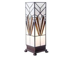 La maison de Tiffany 5ll-5894Â Lampe de table, blanc