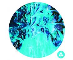 Homedecor. Maison MÃ©lancolie Lava DIY adhÃ©sif Cercles Murale sur Toile, tissÃ© Polyester, Petite, 20.3Â x 20.3Â cm, Tissu, Multi/Couleur, 20.32Â x 20.32Â x 20.32Â cm