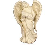 Angelstar Soin Embrace Table Femelle et Enfant Figurine Ange, en métal, Multicolore
