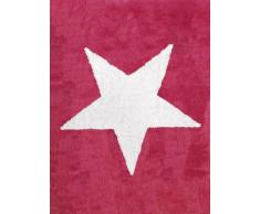 Aratextil stèle Tapis Enfant, Coton, Magenta, 120 x 160 cm