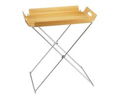 Point-Virgule PV-LIV-1155 Plateau avec ChÃ¢ssis en MÃ©tal Bois 56 cm