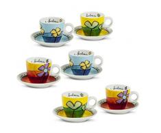Egan paf06/1Z Lot de 12 Tasses Ã cafÃ© en Porcelaine Assorties