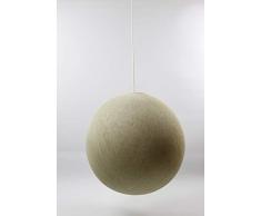Cotton Ball Lights Lampe suspension 36Â cm, coton, crÃ¨me