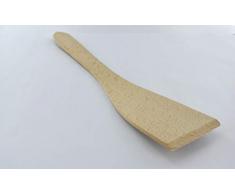Fackelmann 86511 Spatule en bois courbÃ©e 30cm, Brun