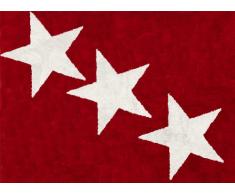 Aratextil Europe Tapis Enfant, Coton, Rouge, 120Â x 160Â cm