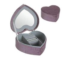 Dcasa BoÃ®te Ã Bijoux en Forme de cÅur pour Armoire, Rangement de dÃ©corations, Festivals, Articles pour la Maison, Unisexe, Adulte, Couleur Unique