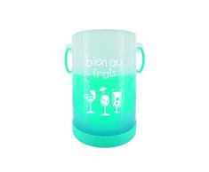 Pick and Drink KV7074 Rafraichisseur Bouteille, Eau + PE, Vert/Turquoise/Violet, 16 x 14,4 x 20,7 cm