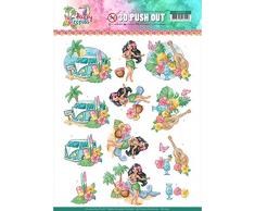 Yvonne Creations - Yvonne Creations - Drap de bain - Vacances tropicales - Happy Tropics - Taille unique