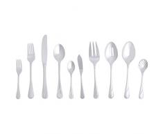 AmazonBasics MÃ©nagÃ¨re de 45 couverts en acier inoxydable, style moderne - service pour 8 personnes