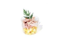 Plastella 052520CR Verrine, PS, Cristal, 7,3 x 7,3 x 5,4 cm