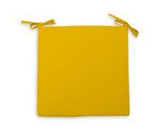Soleil docre Alix Dessus de chaise, Polyester, Jaune, 40 x 40 x 5 cm