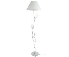 Tosel 50318 Lampadaire Arbore Acier 60 W E27 Blanc