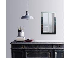 Bonamaison DÃ©coration Murale Impression sur Miroir EncadrÃ© sur Toile, Dimensions: 40 x 60 Cm - ConÃ§u et fabriquÃ© en Turquie