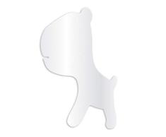 LÃnea Hogar Deco Pet Autocollant de Miroir 31 x 45 cm