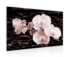 Tableau decoration murale Fleurs dorchidÃ©e - XXL Impression sur Toile Salon Appartment 1 Parties - prÃªt Ã accrocher - 203214c