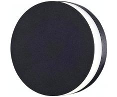 MACADAM - Applique Murale Ronde LED, Noir, 250 lm, 10 W, 3000 K