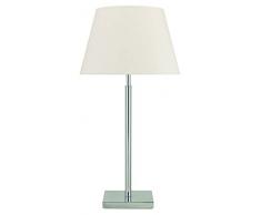 EXO lighting FIRENZE ATLAS Plafonnier LED 48W 2800lm 3000 K E27 Chrome Couleur : Nickel Satiné