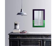 Bonamaison DÃ©coration Murale Impression sur Miroir EncadrÃ© sur Toile, Dimensions: 40 x 60 Cm - ConÃ§u et fabriquÃ© en Turquie