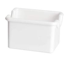 Garnet Lot de 8 Porte-sachets de Sucre pour Table Basse en Plastique â Blanc â Passe au Lave-Vaisselle â FabriquÃ© en Italie