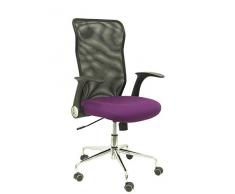 Piqueras Y Crespo (PIQU7) Chaise Minaya Dossier Maille Noire siège Bali Violet Bureau Taille Unique