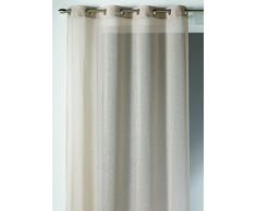 Homemaison 09537-8-AL Voilage Filet Etamine/Polyester Lin 1 x 140 cm