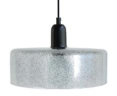 Tosel 14310 Suspension Glitter Bol Verre 100 W E27 Argent