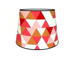 Abat-jours 7111303454681 Conique Franck Lampadaire, Tissus/PVC, Multicolore
