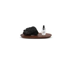 Alessi The Five Season MW65 5S Diffuseur de Parfum pour Ambiance Ã Pierre de Lave Eucalyptus Rose et Patchouli Noir/Bois Taille Unique