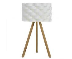 Dcasa Lampe sur Pied en Bambou pour dÃ©coration dintÃ©rieur Unisexe Adulte, Multicolore (Multicolore), Unique