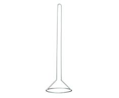 Rayen 2072 Porte Papier Toilette, Acier Chromé, Gris, 49,5x14,5x8,5 cm