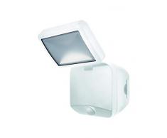 LEDVANCE GADGET Simple Tête LED + Détecteur de Mouvement (Piles incluses) | Projecteur Extérieur à Pile | Blanc | 4 Watts - 260 Lumens | Blanc Froid 4000K | Etanche IP54