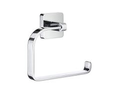 SMEDBO OK341 Porte-Rouleau de WC Ice sans abattant chromé, Laiton, Argent, 13 x 4 x 11,3 cm