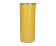 BUILT Mug isotherme de voyage, Acier inoxydable, moutarde, 590 ml