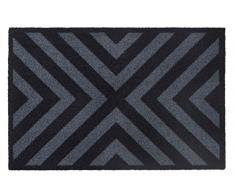 Hamat Noir Tapis dentrée, Paillasson intérieur Lavable, 50x75, 5751505017