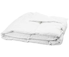 Künsemüller Couette en Duvet en Coton Blanc 155 x 220 cm