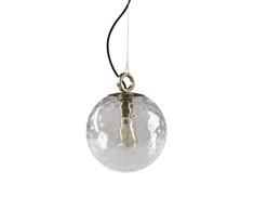 Embassy Interiors Suspension et suspension en verre optique 25 W DorÃ© transparent