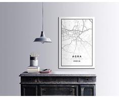 Bonamaison DÃ©coration Murale en Toile, Multicolore, 70 x 100 cm