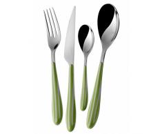 Casa Bugatti ZBMU-013S50 Zebra Verte Ensemble de couverts, 24 piÃ¨ces dans un emballage rectangulaire en carton