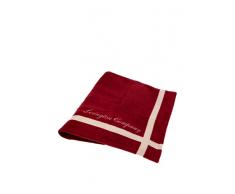 Lexington Couvre-lit en Laine Lit 90 cm Rouge et Beige