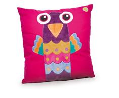Oops ! Little Helper Coton Snuggle Coussin Gros très Doux et agréable 3D Forme de Paon Couleur Multicolore