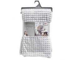 douceur dintÃ©rieur plaid 180x220cm quincy gris