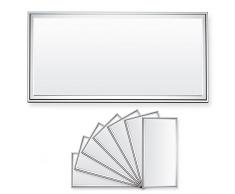 7x LEDVero 30x60 Panneau Ultraslim de LED - 20W, 1600lm, 4500K Plafonnier encastrÃ© avec clips de montage et transformateur EMV2016 - blanc neutre