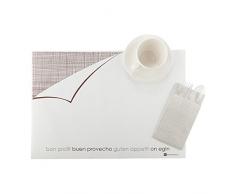 Restaurantware Set de Table à Usage Unique Lourd Blanc Pur 50,8 x 35,6 cm 1000 CT 0 0 Blanc