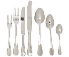 Mepra 42Â piÃ¨ces Ensemble de Couverts Michelangelo, en Acier Inoxydable, Argent, 41Â x 33Â x 21.5Â cm