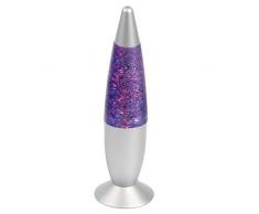 Fizz Creations Mini lampe à lave Paillettes, multicolore