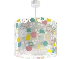 lampe suspension enfant Secrets estampage multicolore